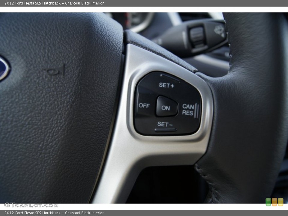 Charcoal Black Interior Controls for the 2012 Ford Fiesta SES Hatchback #53966654
