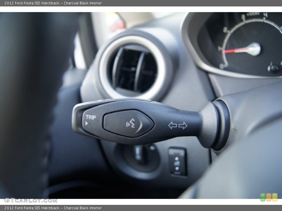 Charcoal Black Interior Controls for the 2012 Ford Fiesta SES Hatchback #53966669