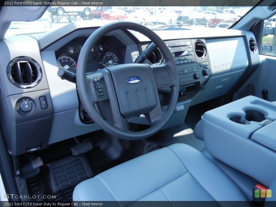 Steel Interior Dashboard for the 2012 Ford F250 Super Duty XL Regular Cab #53967248