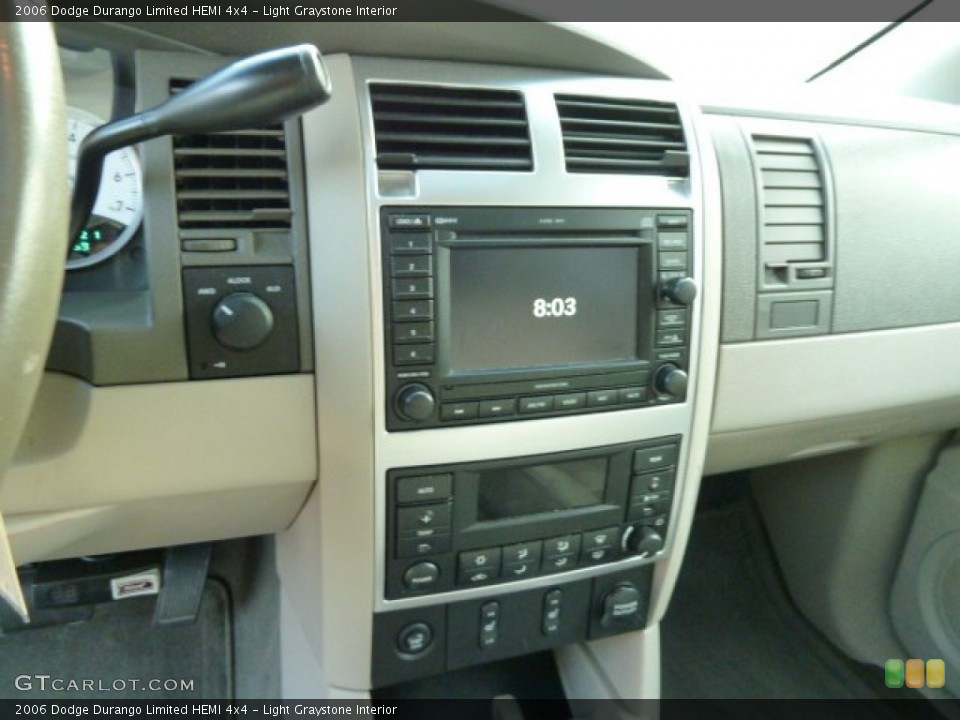 Light Graystone Interior Controls for the 2006 Dodge Durango Limited HEMI 4x4 #53967251