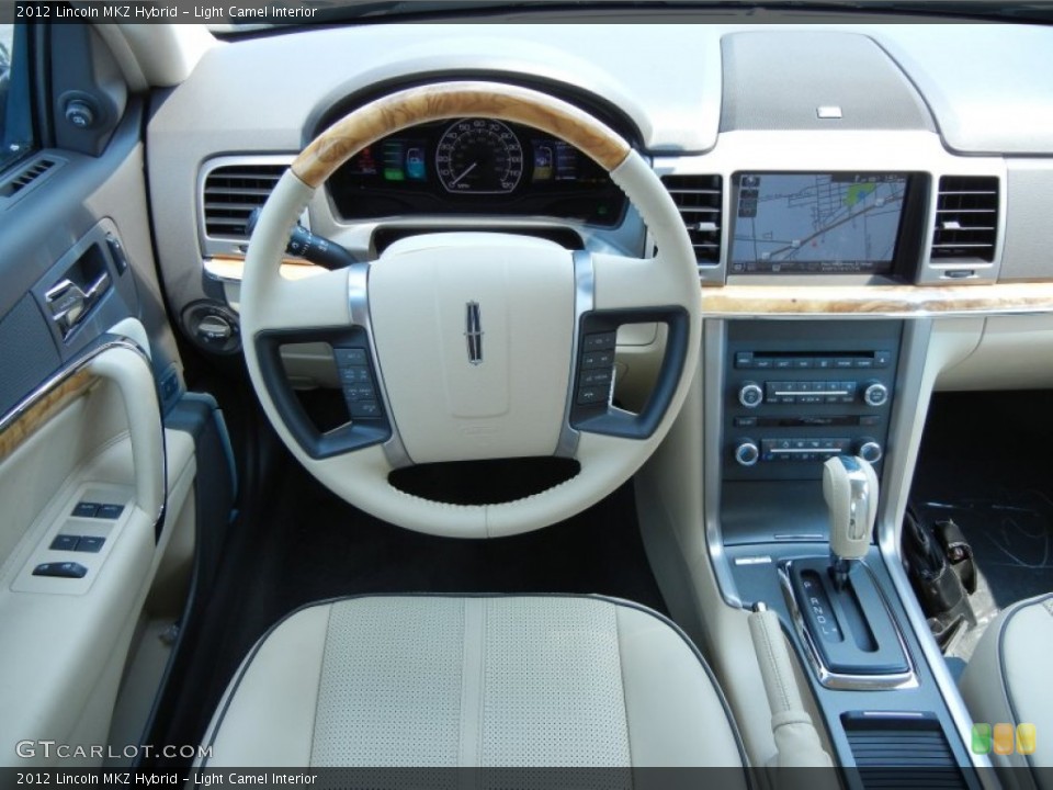 Light Camel Interior Dashboard for the 2012 Lincoln MKZ Hybrid #53967482
