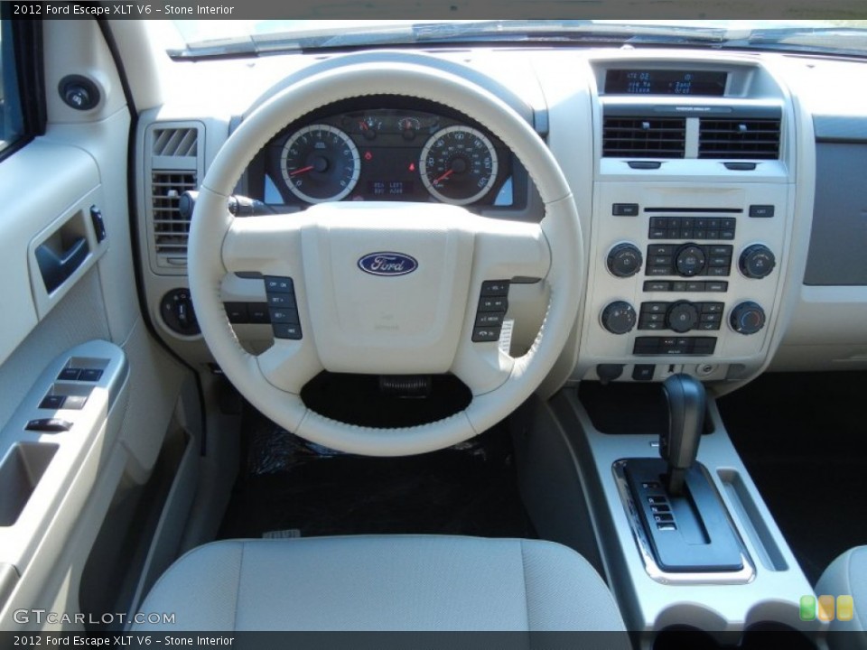 Stone Interior Dashboard for the 2012 Ford Escape XLT V6 #53967951