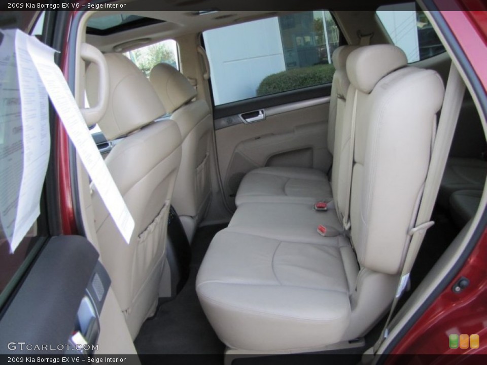 Beige Interior Photo for the 2009 Kia Borrego EX V6 #53968137
