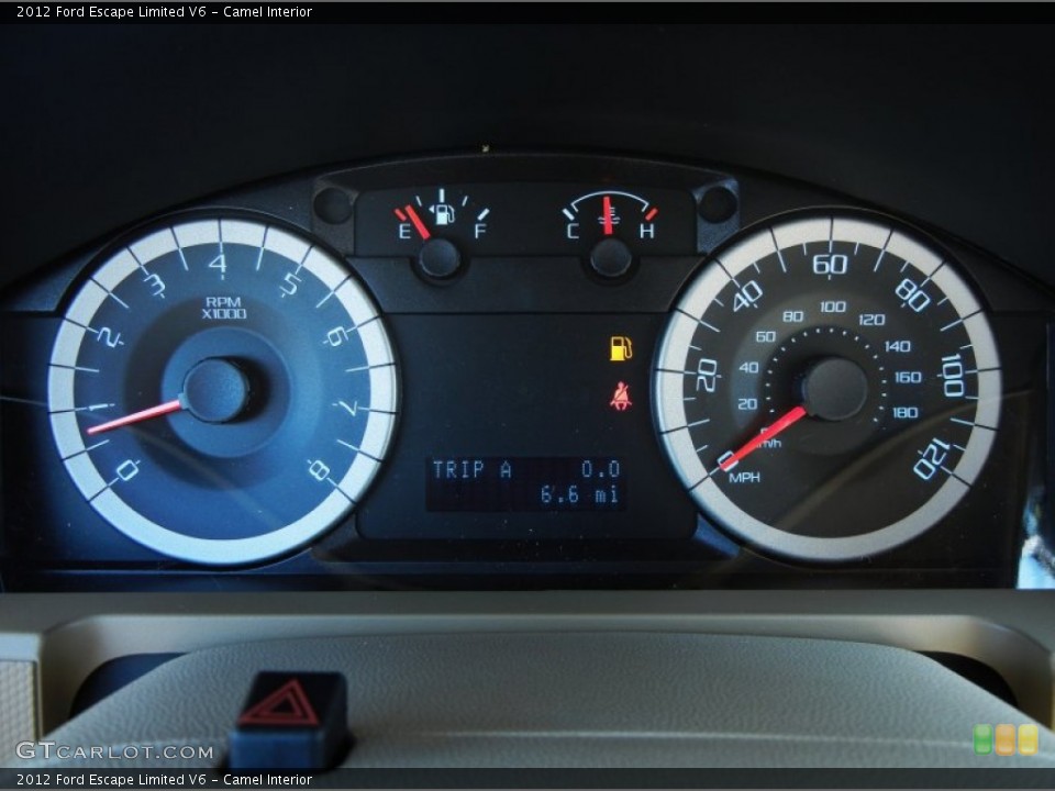 Camel Interior Gauges for the 2012 Ford Escape Limited V6 #53968722