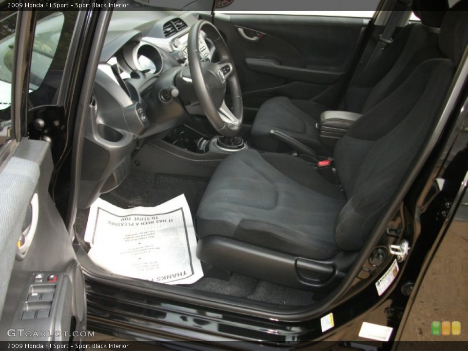 Sport Black Interior Photo for the 2009 Honda Fit Sport #53969790