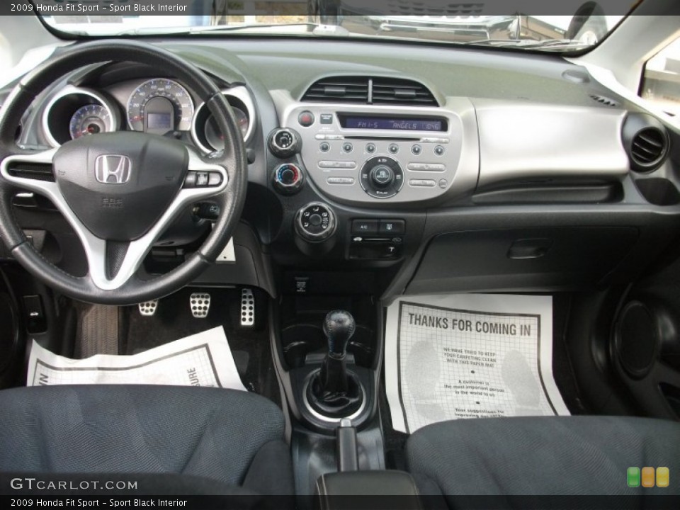 Sport Black Interior Dashboard for the 2009 Honda Fit Sport #53969808