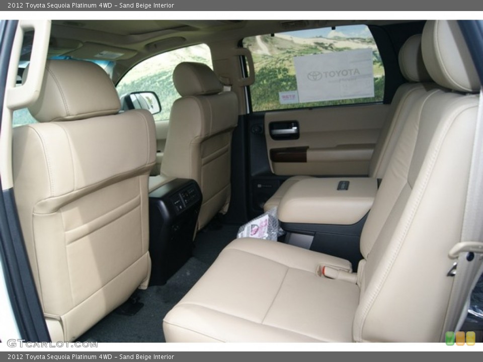 Sand Beige Interior Photo for the 2012 Toyota Sequoia Platinum 4WD #53970280