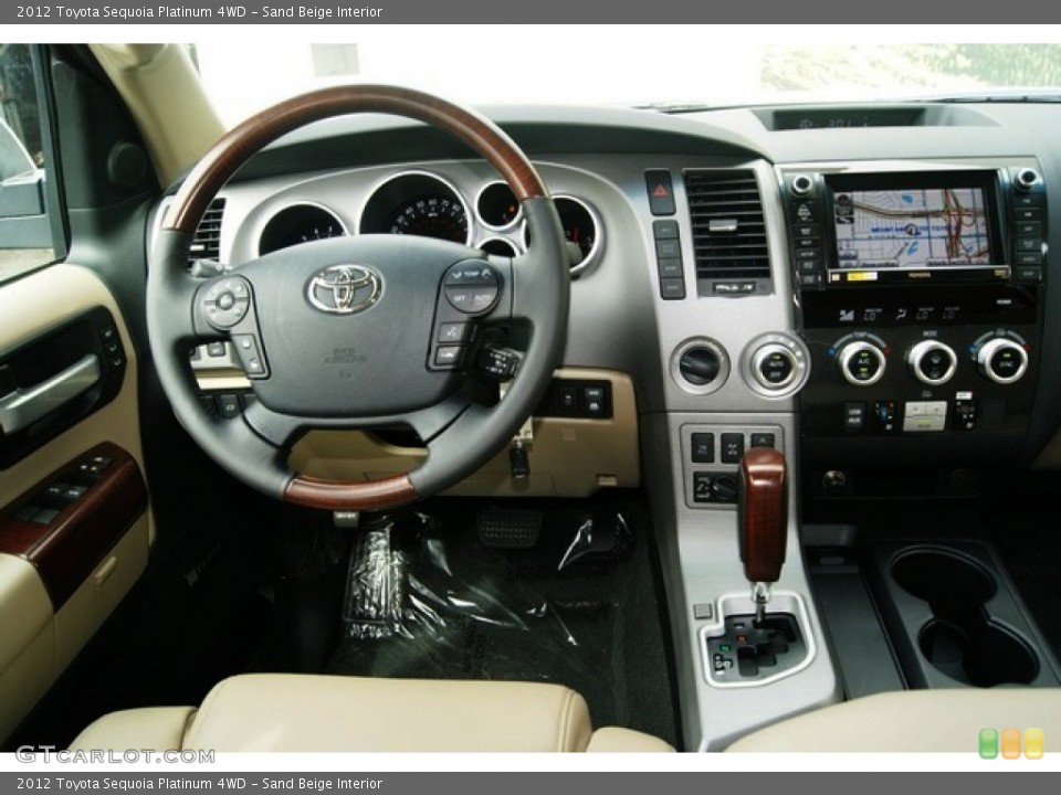Sand Beige Interior Photo for the 2012 Toyota Sequoia Platinum 4WD #53970333