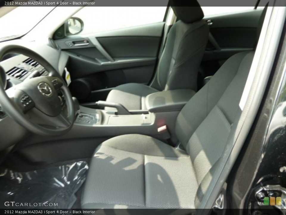 Black Interior Photo for the 2012 Mazda MAZDA3 i Sport 4 Door #53970456