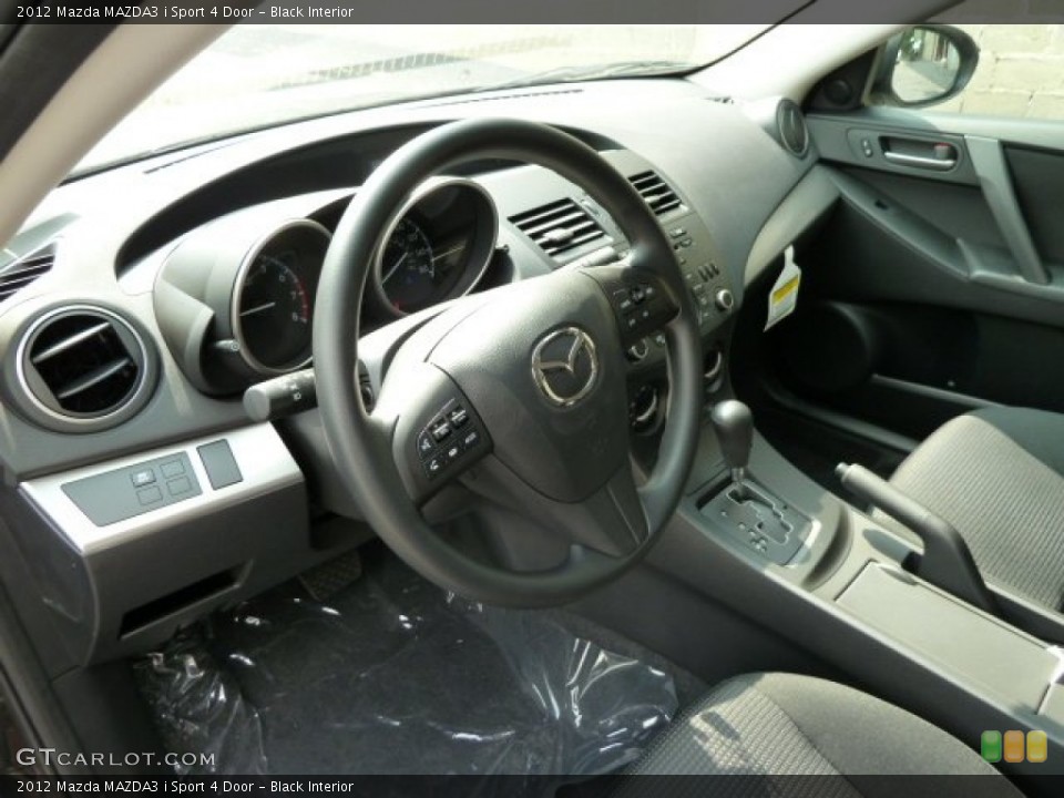 Black Interior Photo for the 2012 Mazda MAZDA3 i Sport 4 Door #53970500