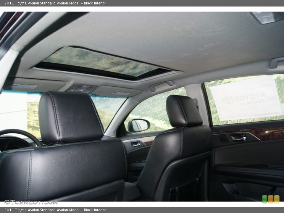 Black Interior Sunroof for the 2011 Toyota Avalon  #53970576