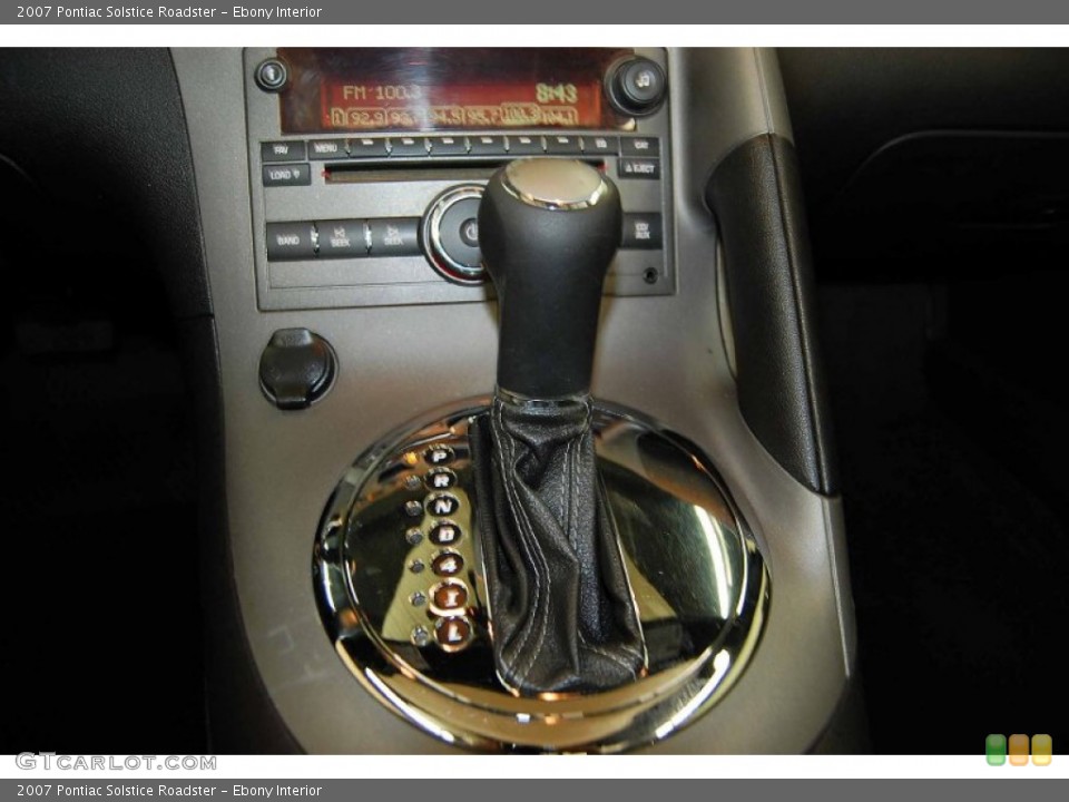 Ebony Interior Transmission for the 2007 Pontiac Solstice Roadster #53970951