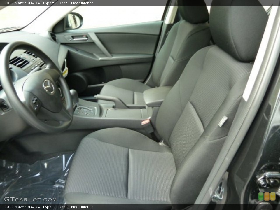 Black Interior Photo for the 2012 Mazda MAZDA3 i Sport 4 Door #53970993