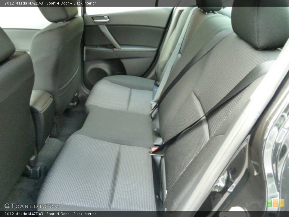 Black Interior Photo for the 2012 Mazda MAZDA3 i Sport 4 Door #53971002