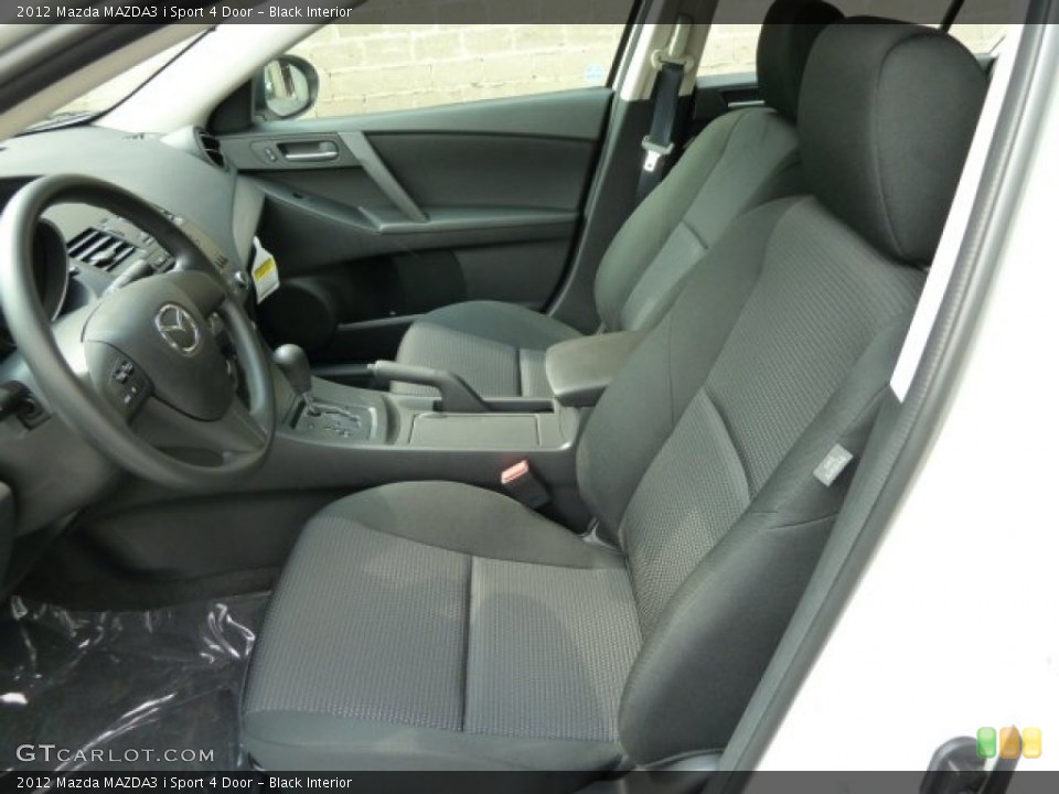 Black Interior Photo for the 2012 Mazda MAZDA3 i Sport 4 Door #53971182