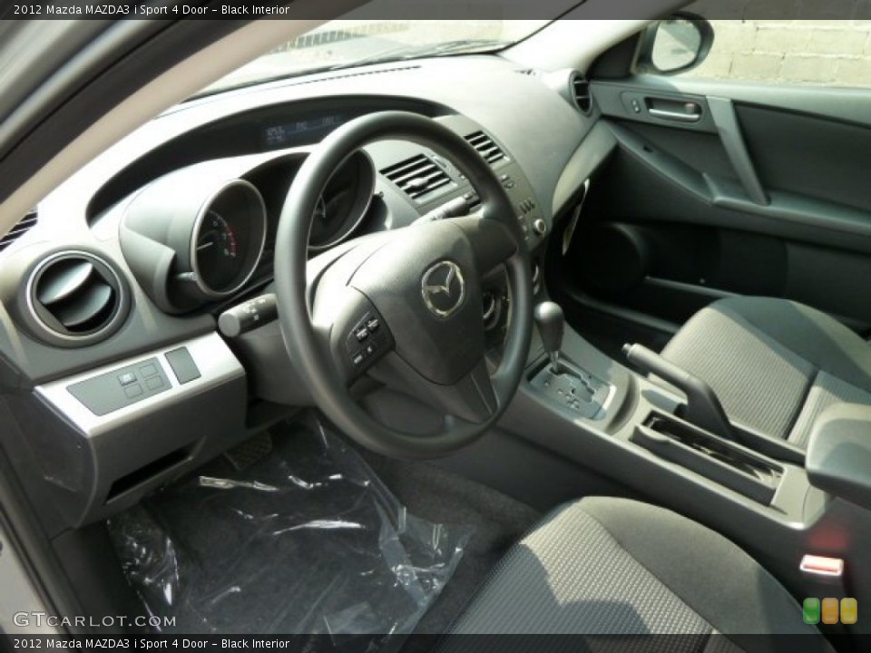 Black Interior Photo for the 2012 Mazda MAZDA3 i Sport 4 Door #53971406