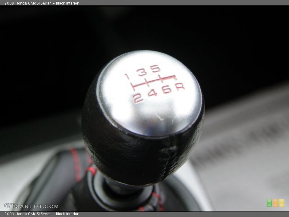 Black Interior Transmission for the 2009 Honda Civic Si Sedan #53971698