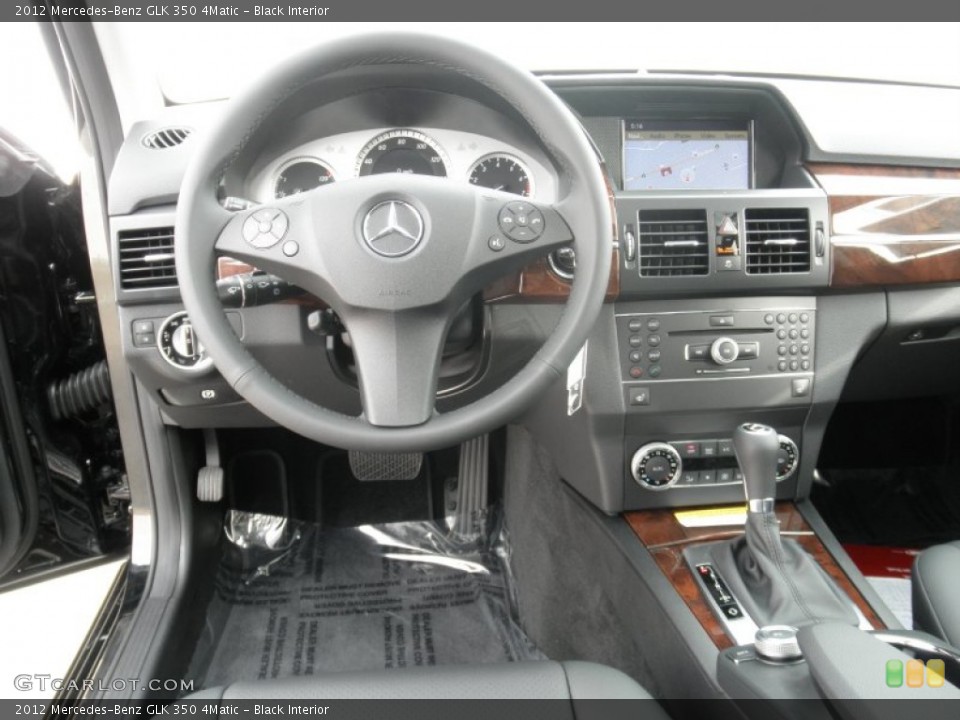 Black Interior Dashboard for the 2012 Mercedes-Benz GLK 350 4Matic #53971821