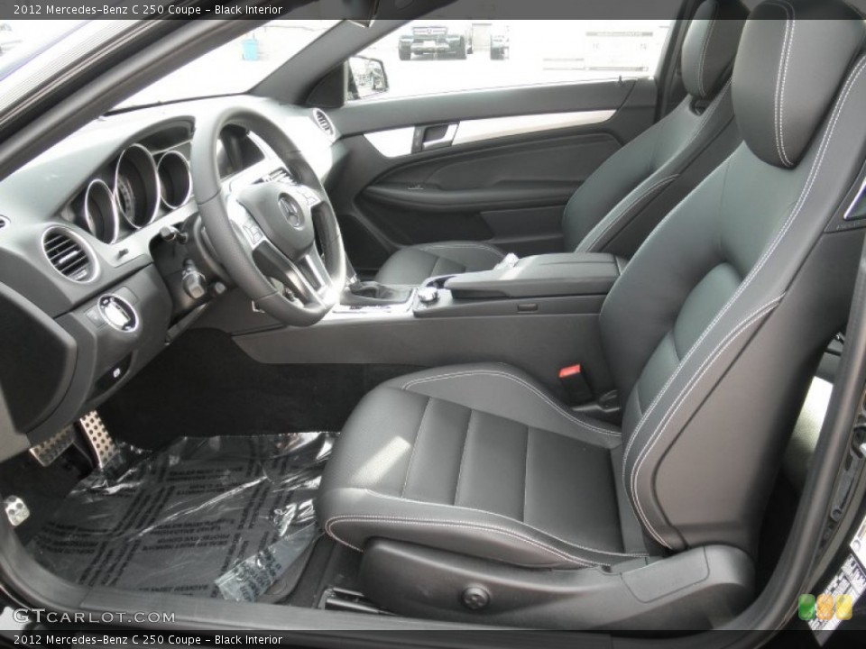 Black Interior Photo for the 2012 Mercedes-Benz C 250 Coupe #53971887