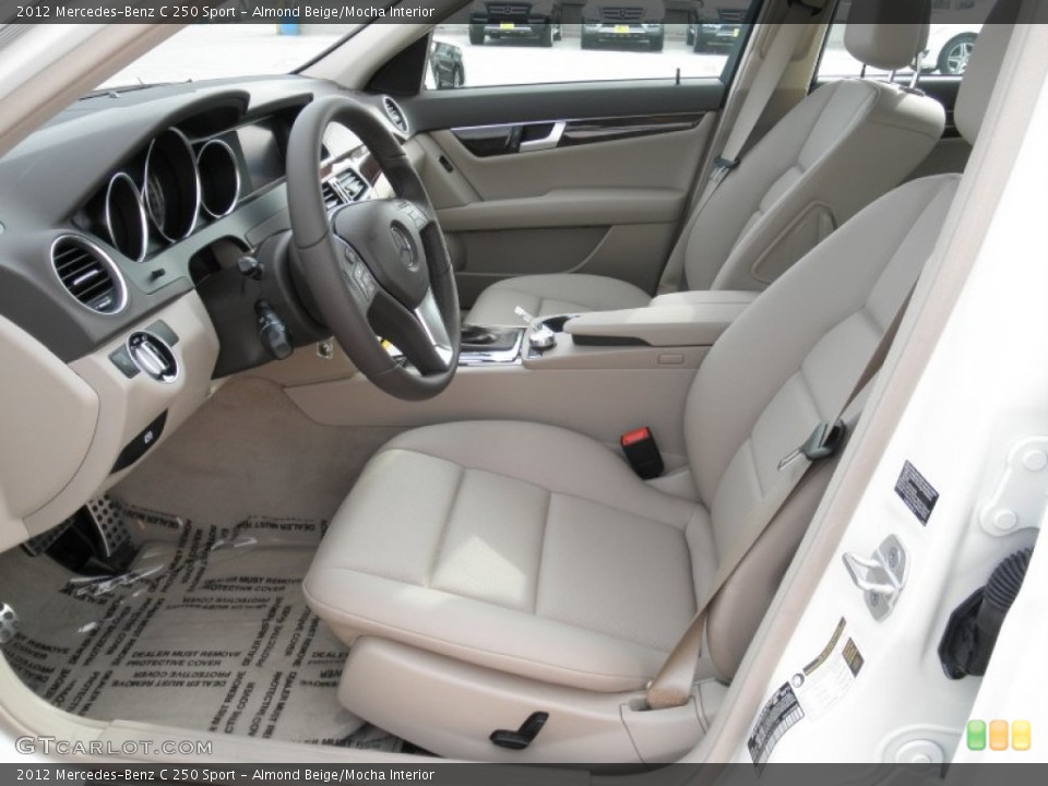 Almond Beige/Mocha Interior Photo for the 2012 Mercedes-Benz C 250 Sport #53971977