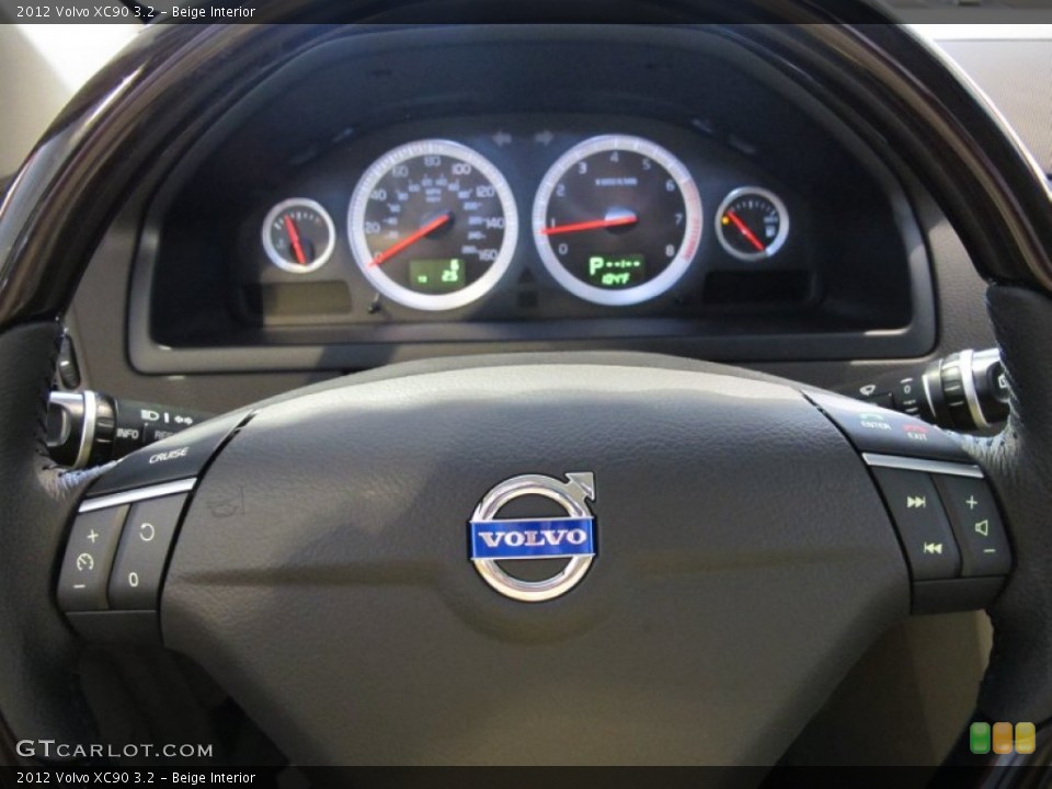 Beige Interior Steering Wheel for the 2012 Volvo XC90 3.2 #53971998