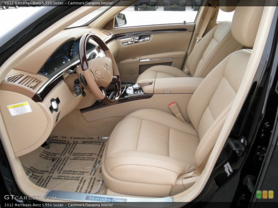 Cashmere/Savanna Interior Photo for the 2012 Mercedes-Benz S 550 Sedan #53972068