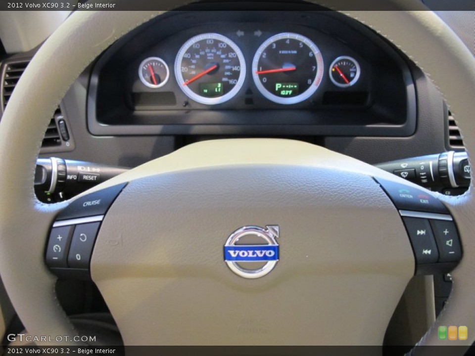 Beige Interior Steering Wheel for the 2012 Volvo XC90 3.2 #53972448