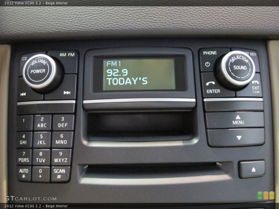 Beige Interior Audio System for the 2012 Volvo XC90 3.2 #53972457