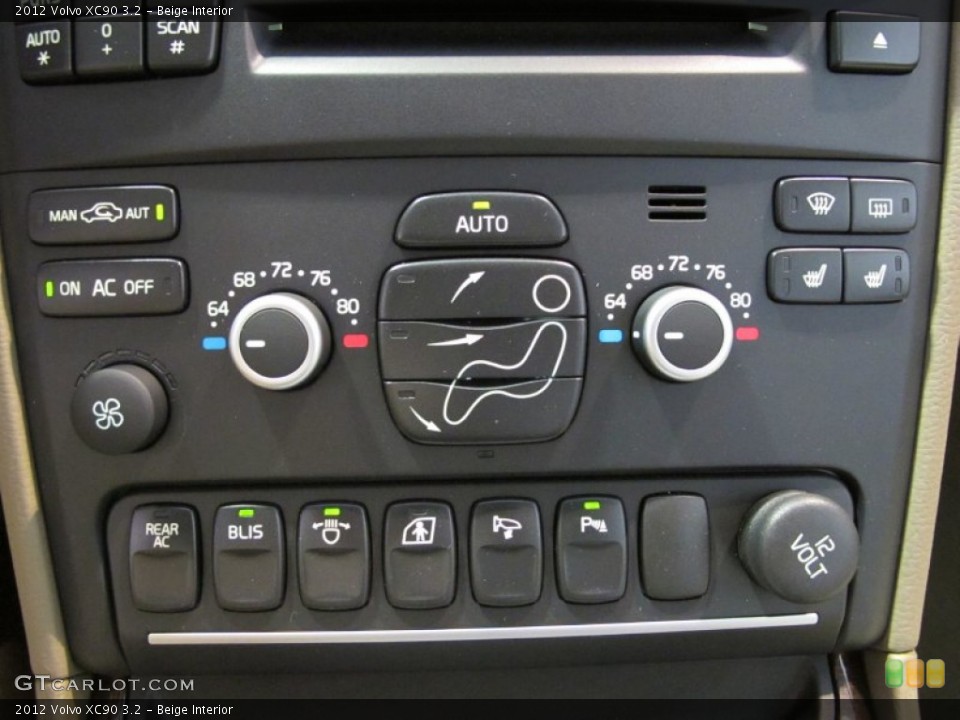 Beige Interior Controls for the 2012 Volvo XC90 3.2 #53972466