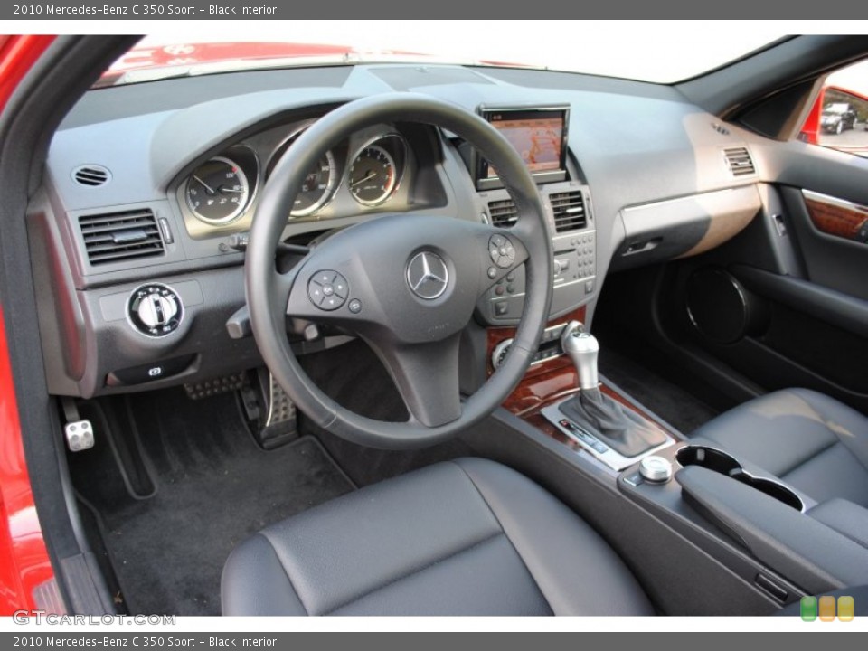 Black Interior Photo for the 2010 Mercedes-Benz C 350 Sport #53972599