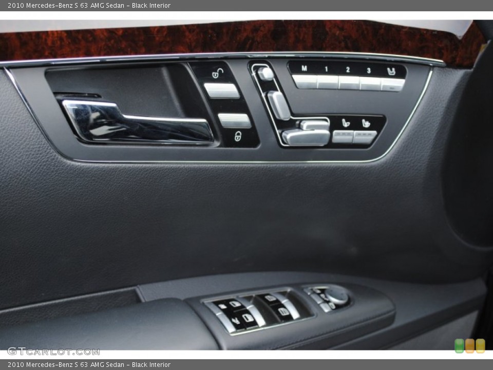 Black Interior Controls for the 2010 Mercedes-Benz S 63 AMG Sedan #53972718