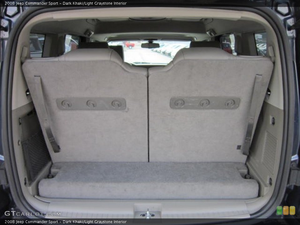 Dark Khaki/Light Graystone Interior Trunk for the 2008 Jeep Commander Sport #53972781