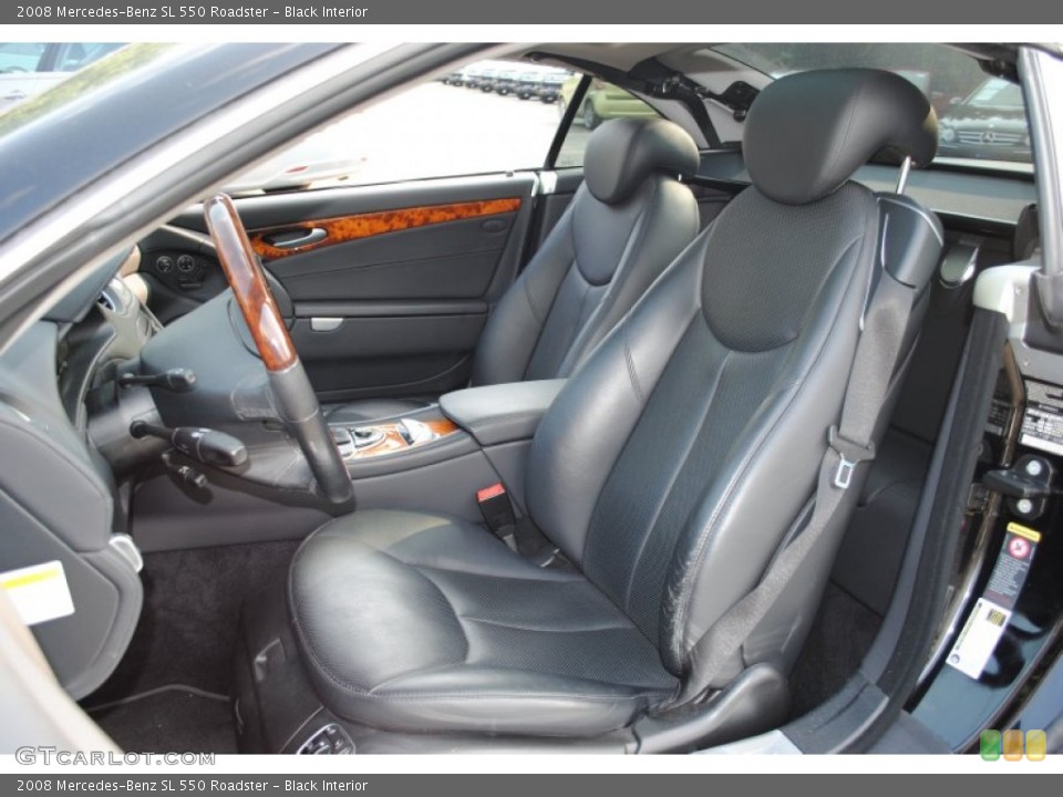 Black Interior Photo for the 2008 Mercedes-Benz SL 550 Roadster #53972910