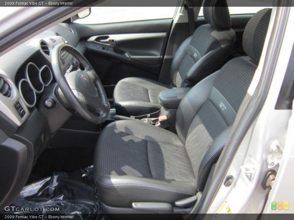 Ebony Interior Photo for the 2009 Pontiac Vibe GT #53973452