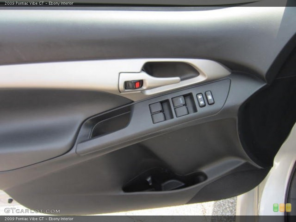 Ebony Interior Door Panel for the 2009 Pontiac Vibe GT #53973470