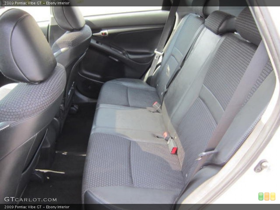 Ebony Interior Photo for the 2009 Pontiac Vibe GT #53973486