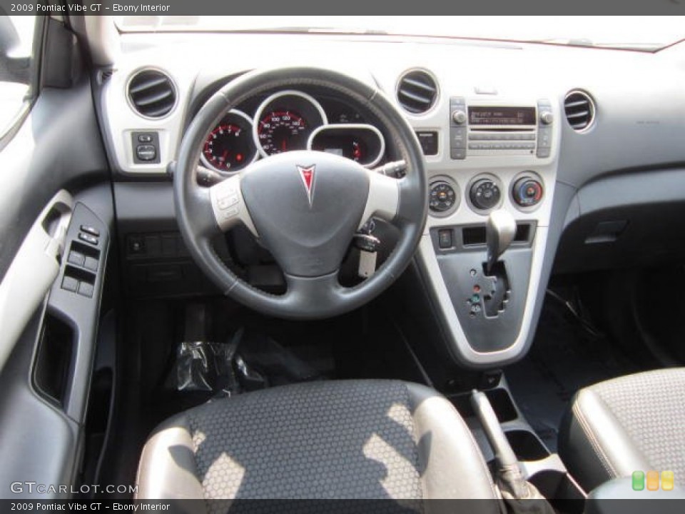 Ebony Interior Dashboard for the 2009 Pontiac Vibe GT #53973497
