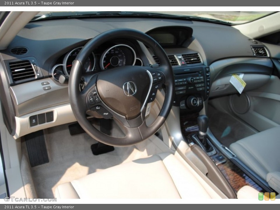 Taupe Gray Interior Prime Interior for the 2011 Acura TL 3.5 #53973519