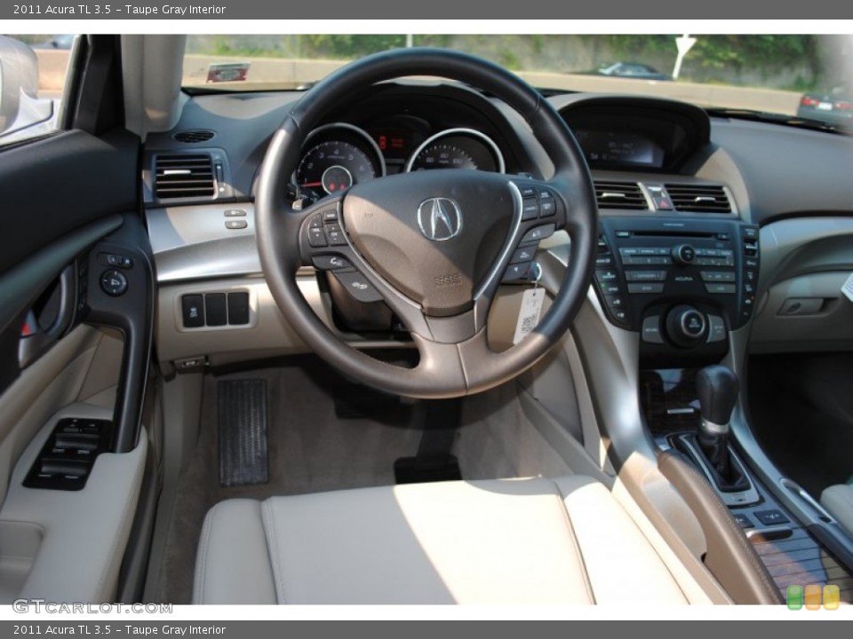 Taupe Gray Interior Dashboard for the 2011 Acura TL 3.5 #53973555
