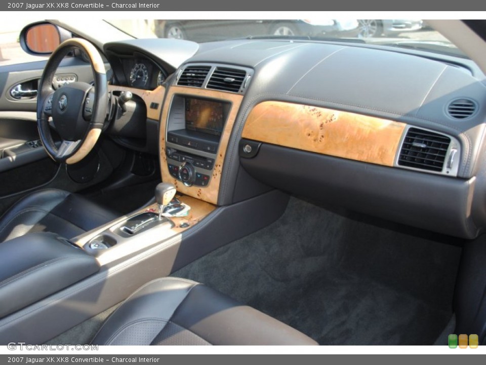 Charcoal Interior Dashboard for the 2007 Jaguar XK XK8 Convertible #53973633