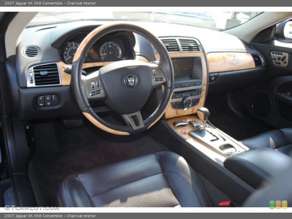 Charcoal Interior Dashboard for the 2007 Jaguar XK XK8 Convertible #53973684