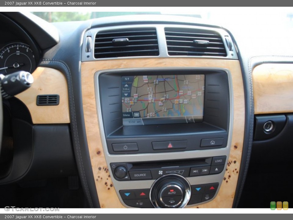 Charcoal Interior Navigation for the 2007 Jaguar XK XK8 Convertible #53973693