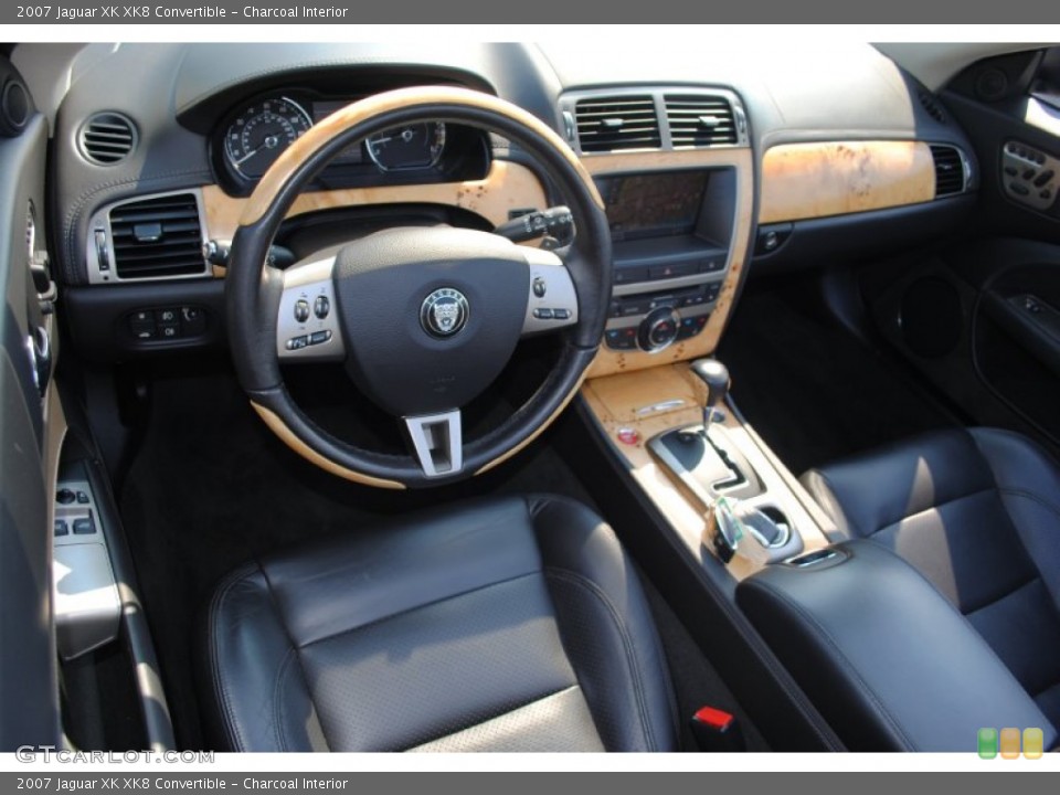 Charcoal Interior Dashboard for the 2007 Jaguar XK XK8 Convertible #53973786
