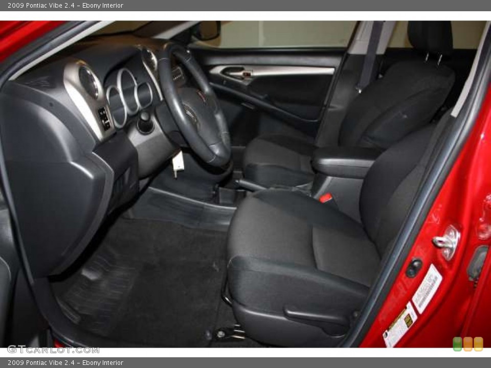 Ebony Interior Photo for the 2009 Pontiac Vibe 2.4 #53973993