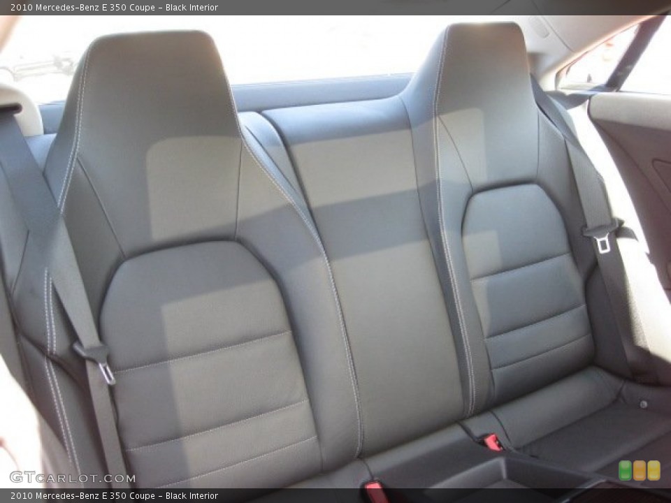 Black Interior Photo for the 2010 Mercedes-Benz E 350 Coupe #53974020