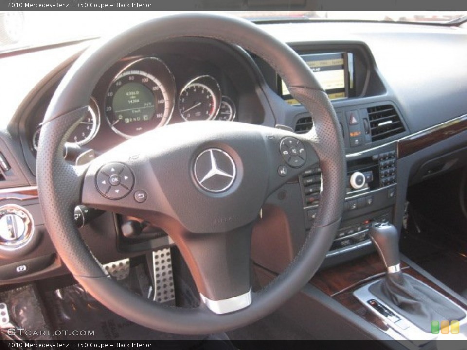 Black Interior Dashboard for the 2010 Mercedes-Benz E 350 Coupe #53974046