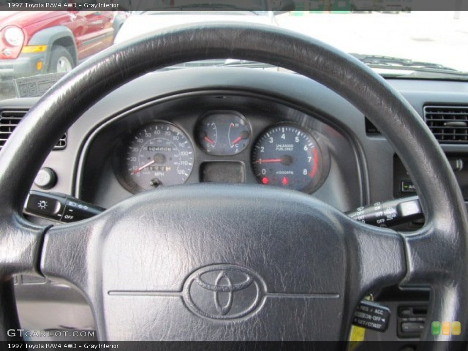 Gray Interior Steering Wheel for the 1997 Toyota RAV4 4WD #53975106