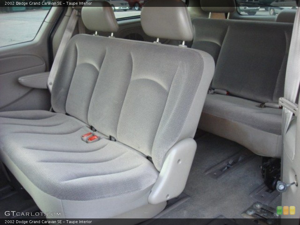Taupe Interior Rear Seat for the 2002 Dodge Grand Caravan SE #53975889