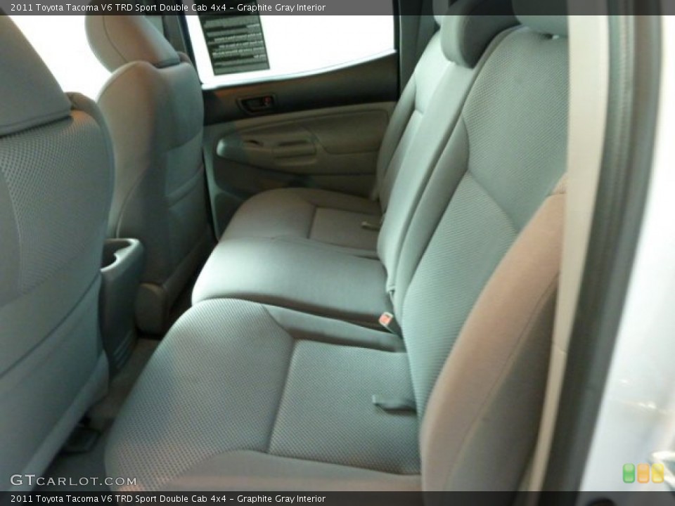 Graphite Gray Interior Photo for the 2011 Toyota Tacoma V6 TRD Sport Double Cab 4x4 #53976948