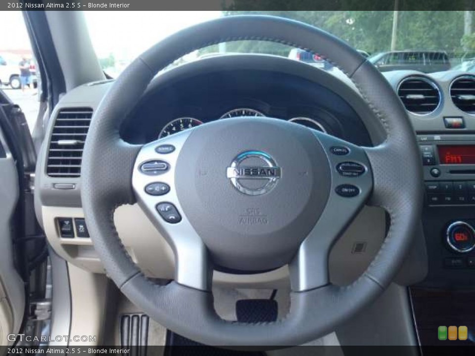 Blonde Interior Steering Wheel for the 2012 Nissan Altima 2.5 S #53978875